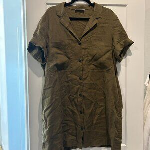 Everlane Linen Shirt Dress